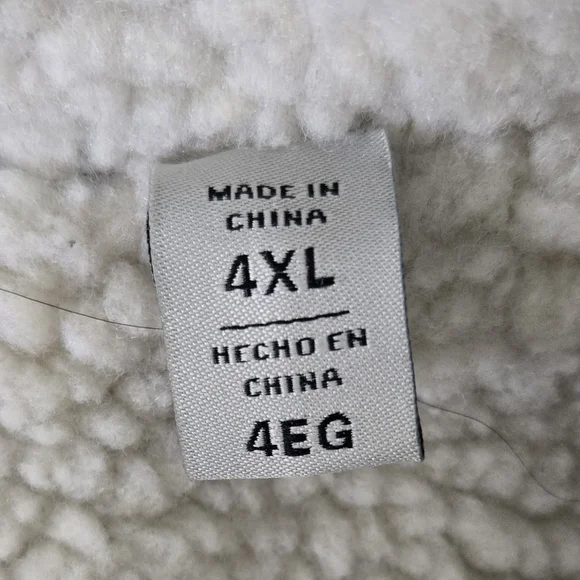 Levi's Men's Dark Blue Corduroy Jacket with White Sherpa Collar - Picture 7 of 8